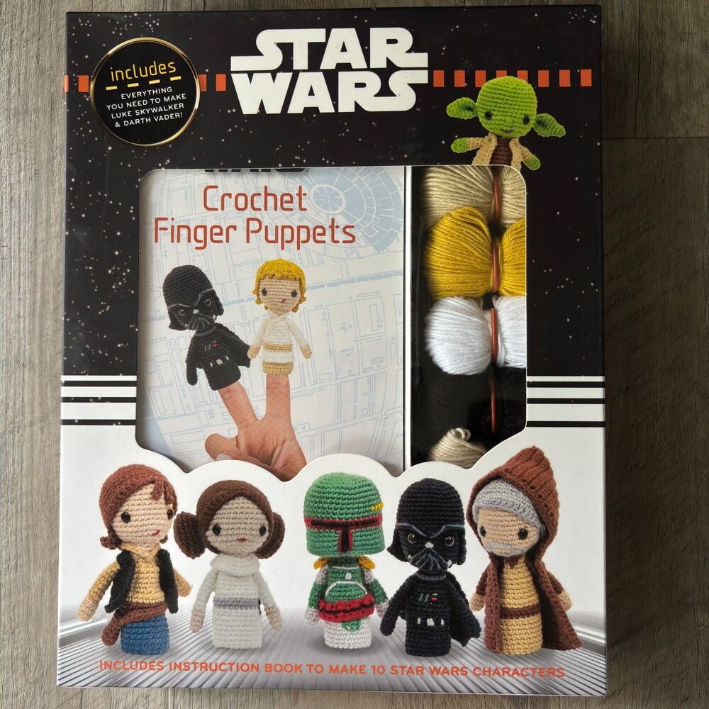 Disney STAR WARS Crochet Finger Puppets Kit